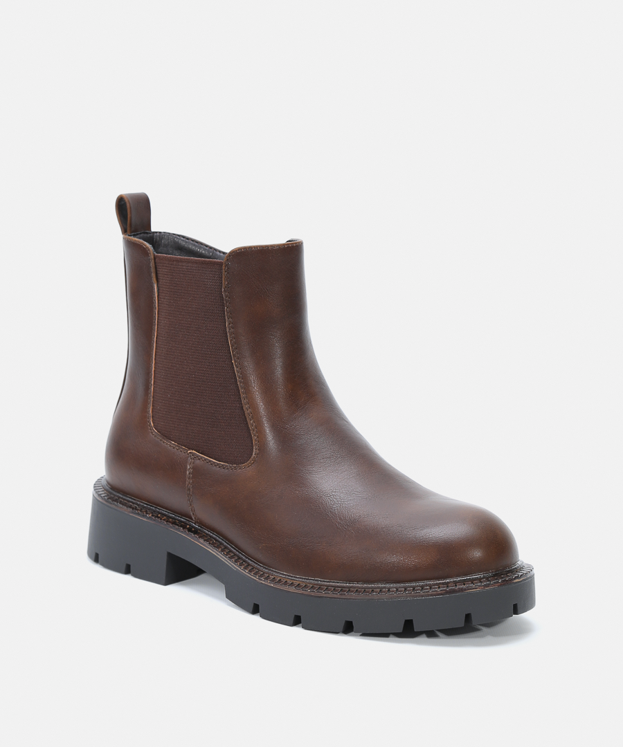 Botines planos chelsea image number null